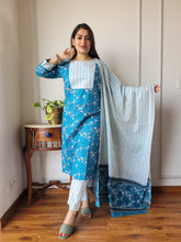 New Exclusive Collection of Hand Block Printed Stitched Cotton Suits With Cotton Dupatta in Beautiful Colours (BFSCS44)